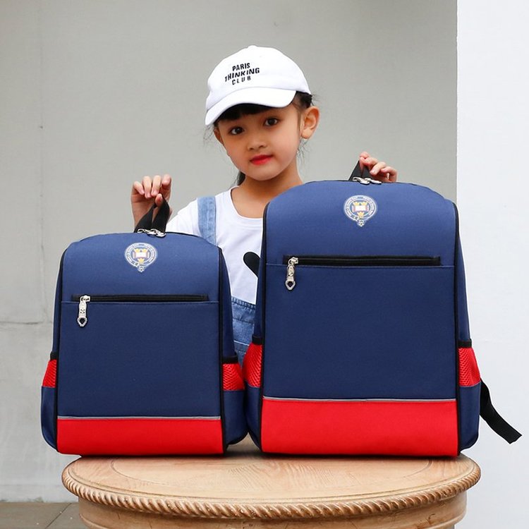 Nylon Backpack with Zipper Closure - One Size