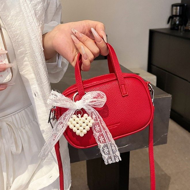 PU Crossbody Shoulder Handbag with Zipper Closure Summer 2025