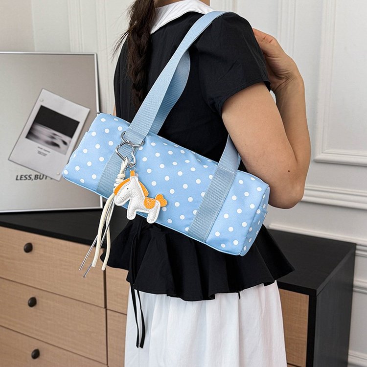 Women's Cylinder Bag with Zipper Closure - Summer 2026 - One Size - Image 3