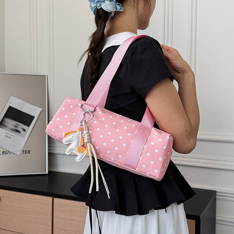 Women's Cylinder Bag with Zipper Closure - Summer 2026 - One Size - Image 2