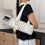 Women's Cylinder Bag with Zipper Closure - Summer 2026 - One Size