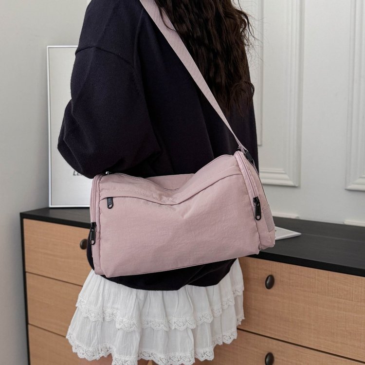 Unisex Horizontal Zip Bag with Colorblock Detail - Fall 2026 - Image 2