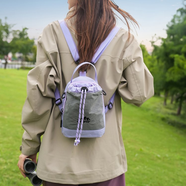 Women's Convertible Backpack Shoulder Crossbody Handbag with Drawstring Closure - Medium - Image 4
